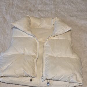 White Puffer Vest